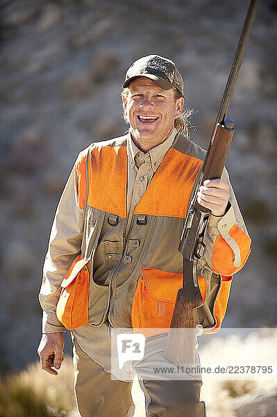Corey Funk hunts chukar in Carson City  NV.