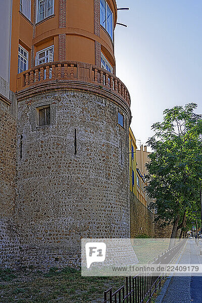 Stadtmauer  historisch  Jardí de les Muralles