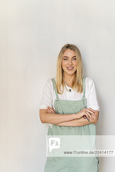 Portrait of smiling young woman