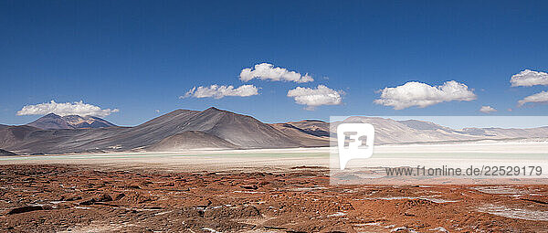 Rock formations in Atacama Desert