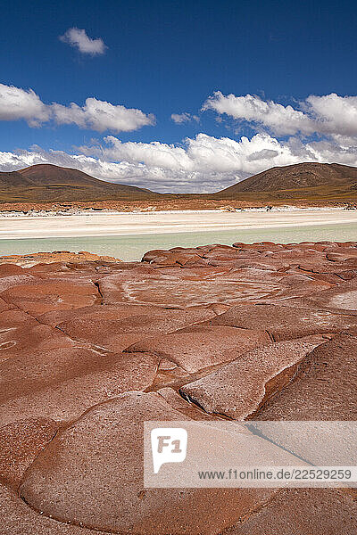 Rock formations in Atacama Desert