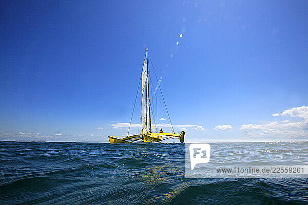 A skipper prepares ship to take part in a transatlantic race
