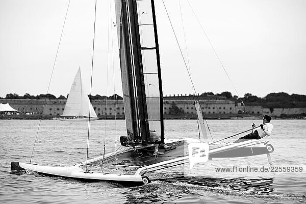 The International C Class Catamaran Championships (IC4) hosted at New York Yacht Club in Newport  RI from August 22-28  2010. The IC4 is the successor to the Little America s Cup a