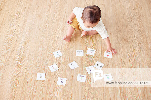 Japanese toddler at home
