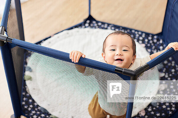 Japanese toddler at home