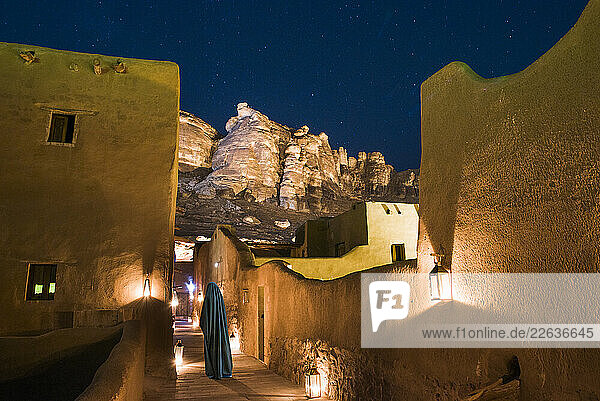 Dar Tantora The House Hotel  a renovated original mudbrick village in the oasis of AlUla  Medina Province  Saudi Arabia