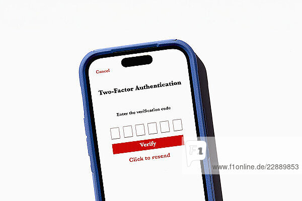Smart phone with two-factor authentication