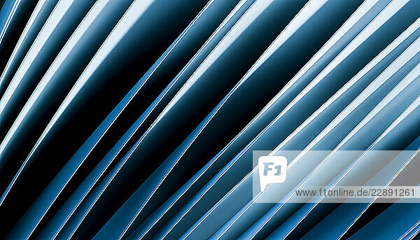 Abstract blue and black diagonal lines creating a dynamic and modern visual effect. Blender illustration