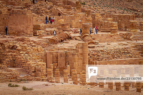 Jordan  Petra. The Temple of the Winged Lions